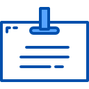 tarjeta de identificación icon