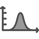 curva de campana icon