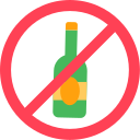 no alcohol