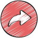 flecha correcta icon