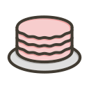 pastel de fresa icon