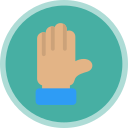 levantar la mano icon