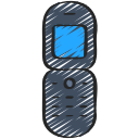 teléfono de tapa icon