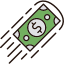 flujo de dinero icon