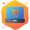 las compras en línea icon