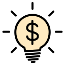 dólar de bulbo icon