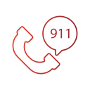 llamada al 911 icon