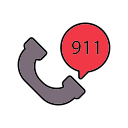 llamada al 911 icon