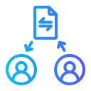 transferencia de datos icon