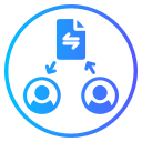 transferencia de datos icon