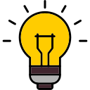 bombilla de ideas icon