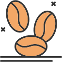 Coffee beans icon