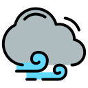 nube negra icon