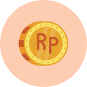 rupia indonesia icon