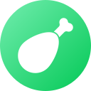 pierna de pollo icon