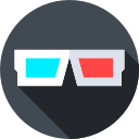 gafas 3d icon