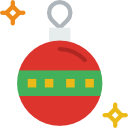 pelota de navidad icon