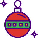 pelota de navidad icon