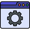 configuración web icon