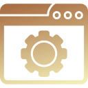 configuración web icon