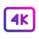 película 4k icon