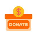 caja de donación icon