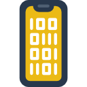 código binario icon