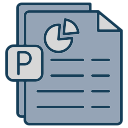 archivo de powerpoint icon