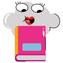 biblioteca en la nube icon