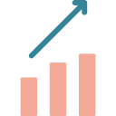 gráfico de flechas icon