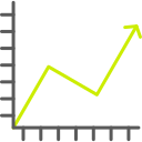 gráfico de linea icon