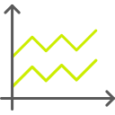 gráfico de área icon