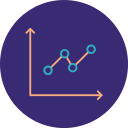 gráfico de linea icon