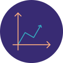 gráfico de linea icon