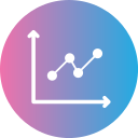 gráfico de linea icon