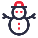 muñeco de nieve icon