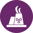 fisión nuclear icon