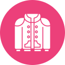 chaqueta de universidad icon