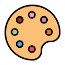 paleta de color icon