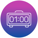 reloj digital icon