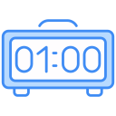 reloj digital icon