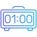 reloj digital icon