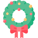 corona de navidad icon