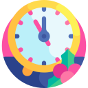 reloj de navidad icon