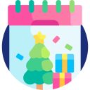 calendario navideño icon