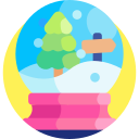 globo de nieve icon