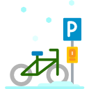 estacionamiento de bicicletas icon