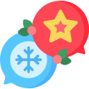 mensaje de navidad icon