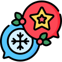 mensaje de navidad icon