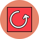 flecha giratoria icon